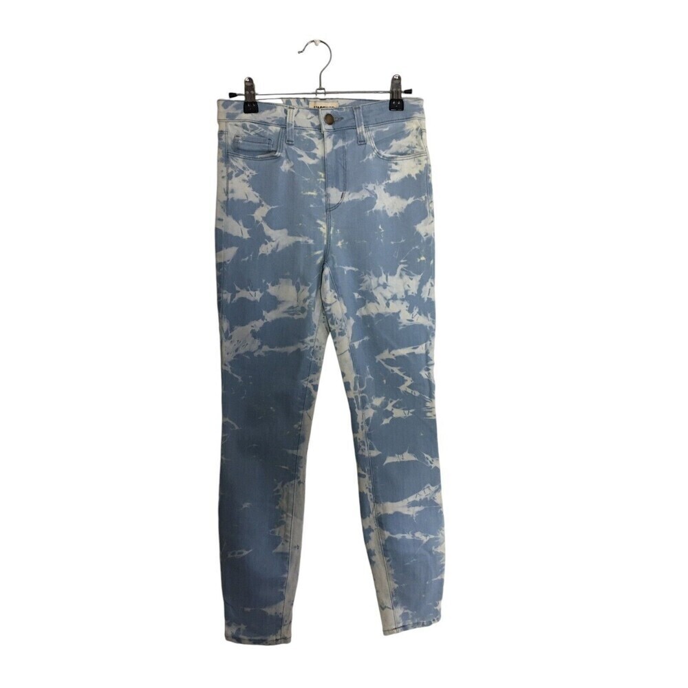 L'agence Jeans Women's Size 25 Blue Margot Skinny Abyss Distressed